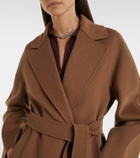 'S Max Mara Virgin wool wrap coat