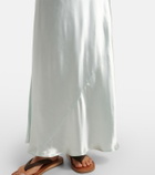 Miu Miu Satin maxi dress