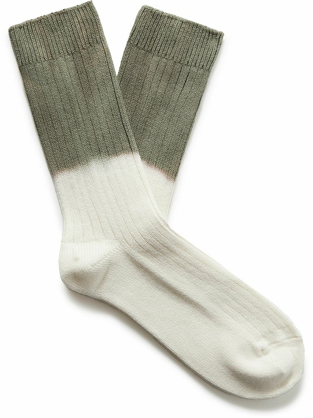 Photo: Rostersox - Dip-Dyed Cotton-Blend Socks