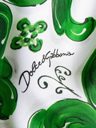 Dolce&Gabbana - Camp-Collar Floral-Print Silk-Twill Shirt - Green