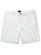 Club Monaco - Baxter Cotton-Blend Piqué Shorts - Blue