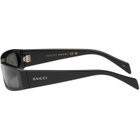 Gucci Black Rectangular Squared Sunglasses