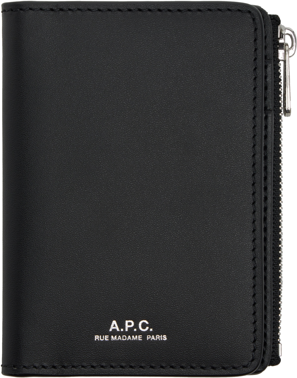 APC Walter Cardholder zipper wallet 財布 APC レザーグッズ アーペーセー Walter カードホルダー/ブラック