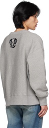 Kenzo Gray Kenzo Paris Varsity Sweatshirt