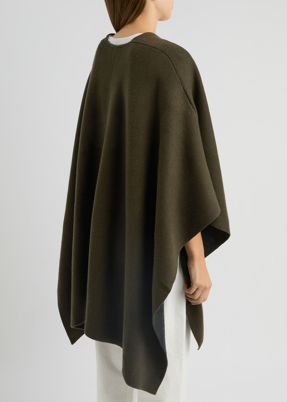Vince Wool-blend Cape - Light Brown - One Size