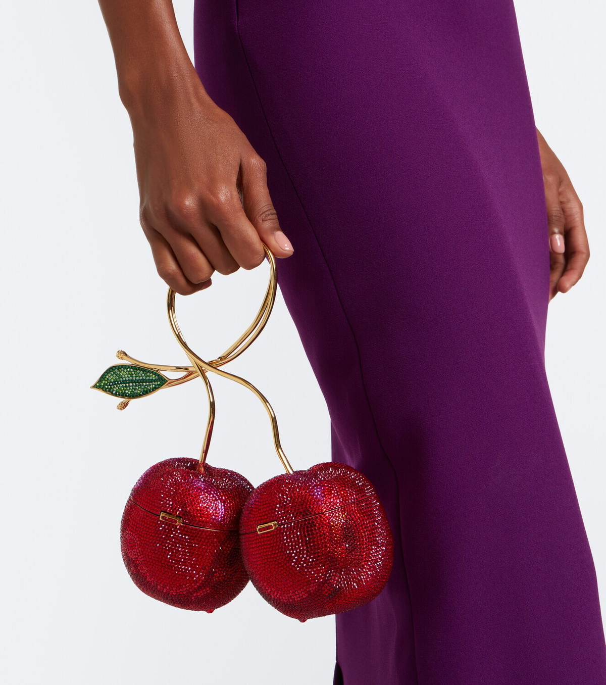 Judith Leiber Couture Cherries Small embellished clutch