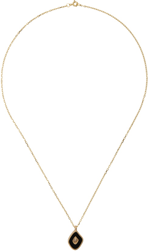 Photo: Ellie Mercer Gold Irregular Chain Pendant Necklace
