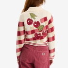 House Of Sunny Women's Cherry Tripper Knit Cardigan in Multi