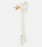 Sophie Bille Brahe - Grande Rosette de Perles 14kt gold earrings with pearls