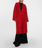 The Row Ghali cashmere wrap coat