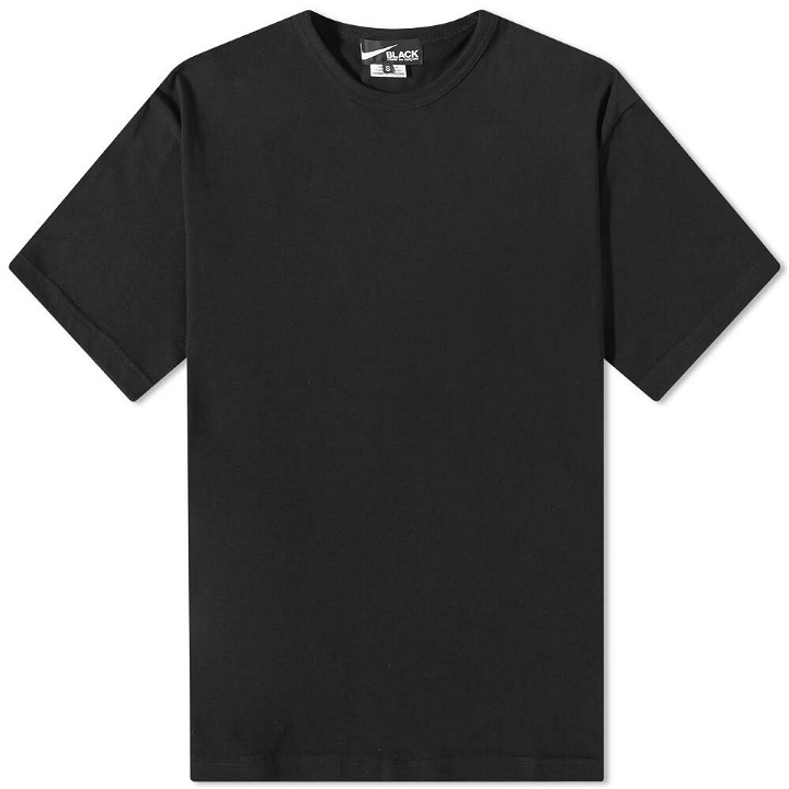 Photo: Comme des Garçons x Nike Message T-Shirt in Black