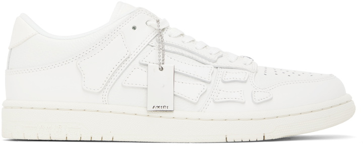 Photo: AMIRI White Skel Top Sneakers