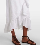 Heidi Klein Linen wrap dress