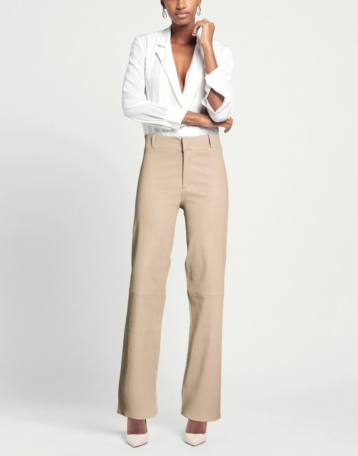 Arma Womens Pants Taupe