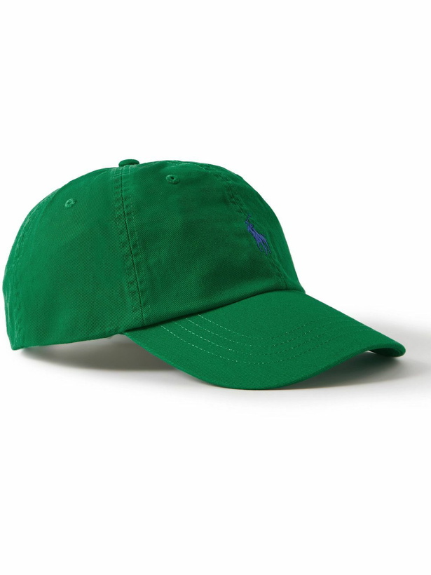 Photo: Polo Ralph Lauren - Logo-Embroidered Cotton-Twill Baseball Cap