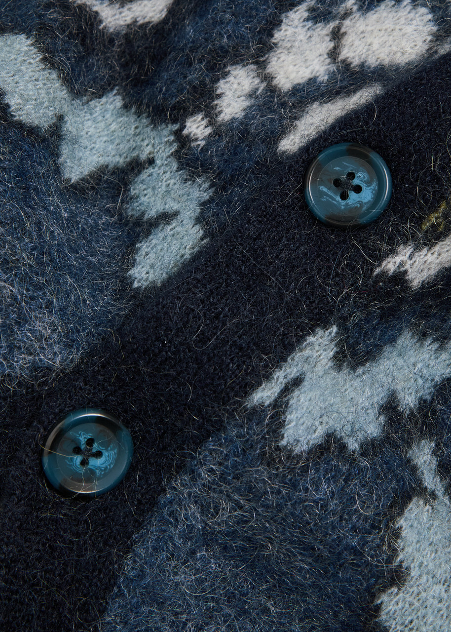 Alemais Madalena Floral-intarsia Knit Cardigan Multicoloured