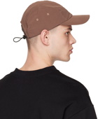 SPENCER BADU Brown Side Zip Cap