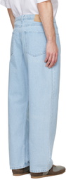 Maison Kitsuné Blue Wide Jeans