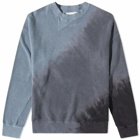 Noma t.d. Men's Hand Dyed Twist Crew Neck Sweat in Grey/Blue