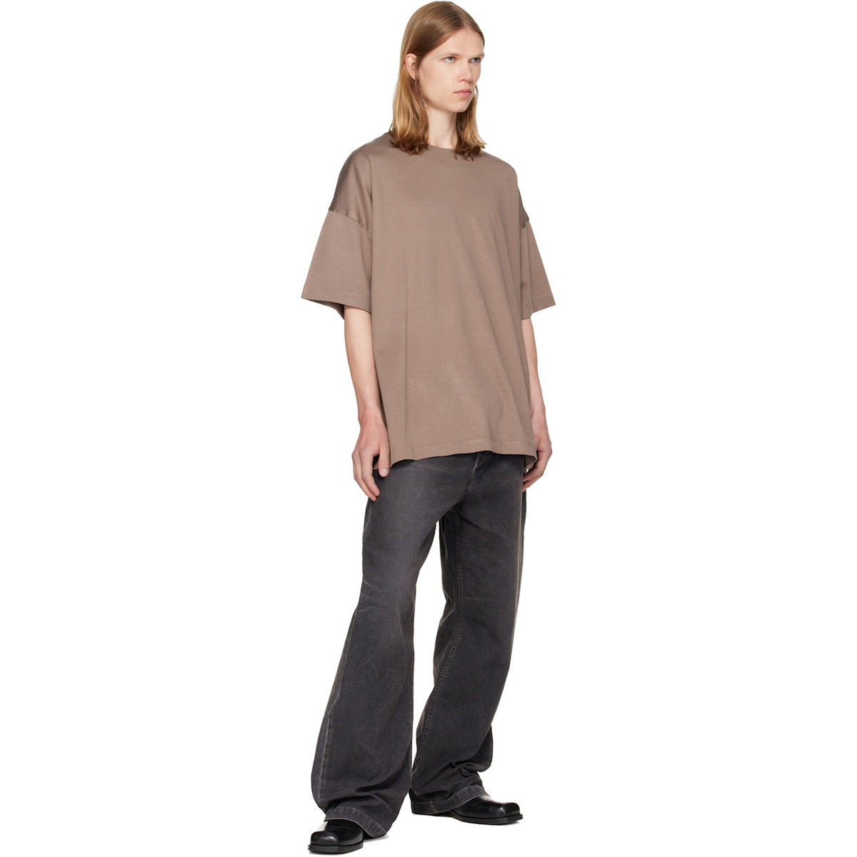 Fear of God Tan Cotton Rayon T-shirt