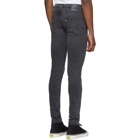 Levis Made and Crafted Black 502 Slim Taper Jeans