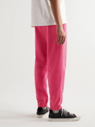 Guess USA - Tapered Cotton-Jersey Sweatpants - Pink