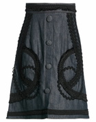 Dolce & gabbana Womens Denim skirt in Blue