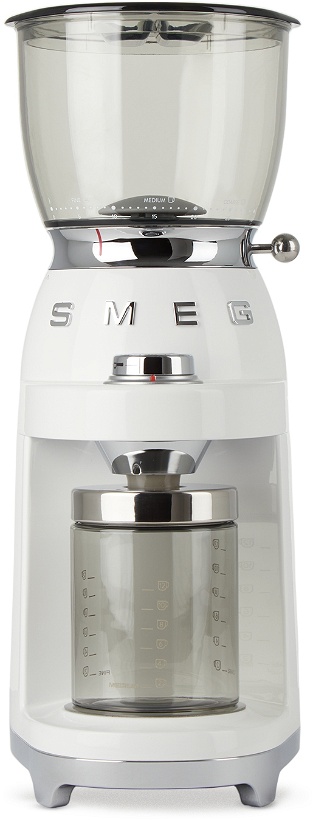 Photo: SMEG White Retro-Style Coffee Grinder