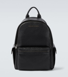 Brunello Cucinelli Logo leather backpack