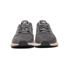adidas Originals Grey and Pink ZX 500 RM Sneakers