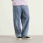 Polar Skate Co. Men's Big Boy Loose Tapered Jeans in Heavy Washed Blue