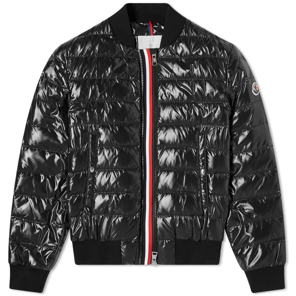 Moncler Perouges Tricolore Zip Down Bomber Jacket Moncler