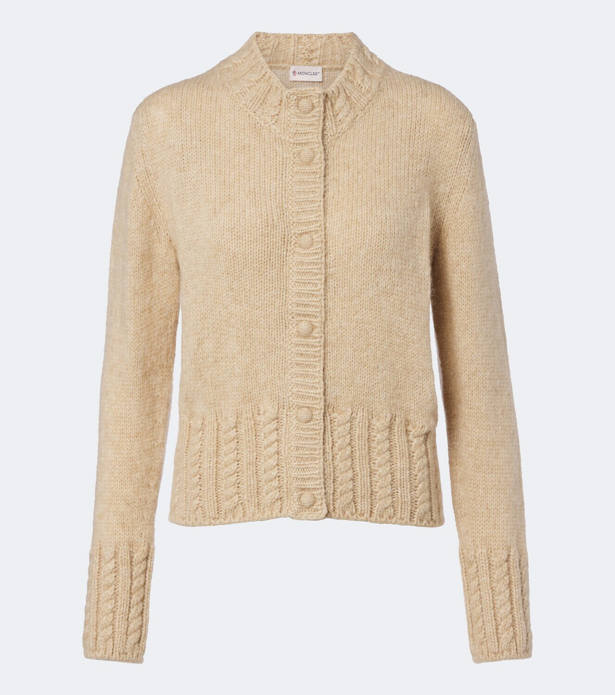 Moncler Alpaca and wool-blend cardigan