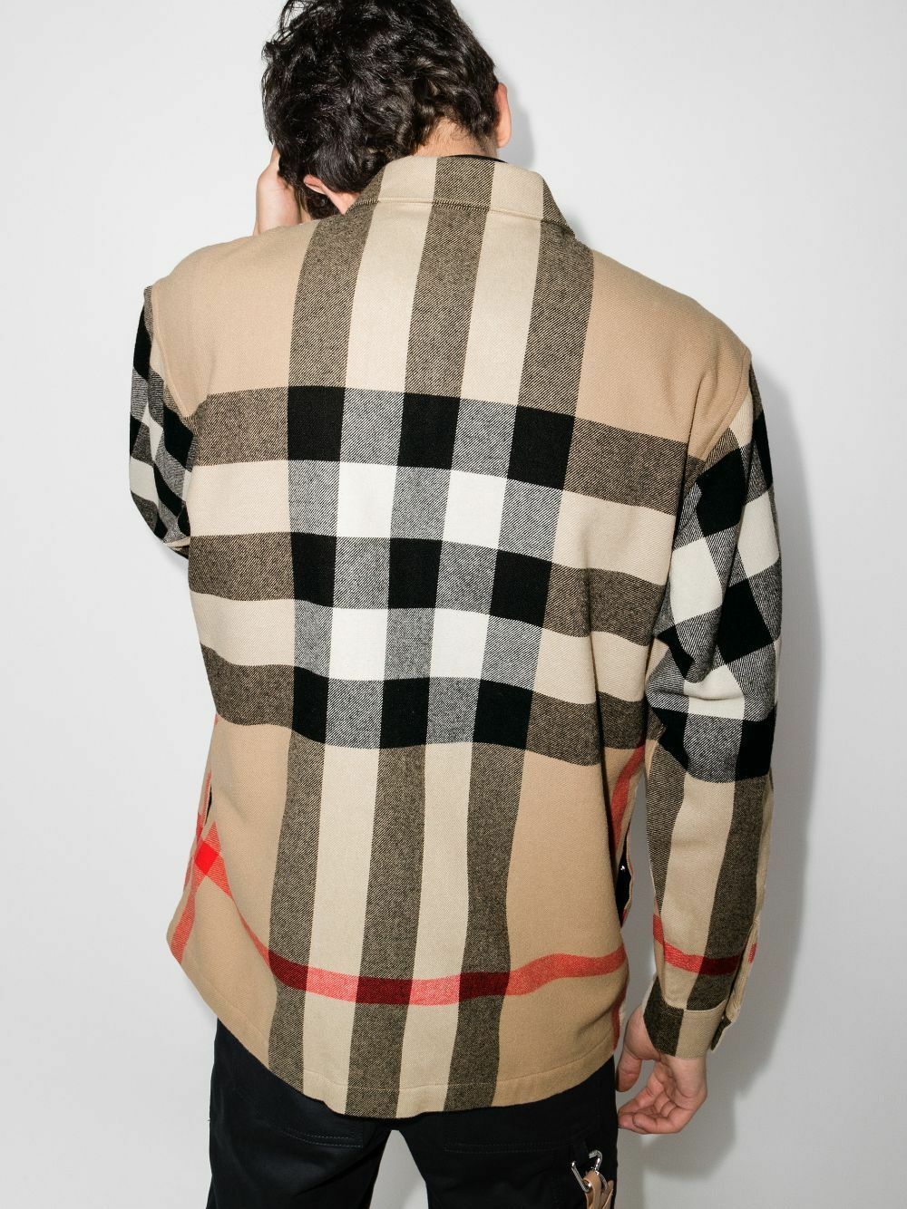 BURBERRY HAGUE シャツ ブルゾン Burberry Hague Check Wool Shirt Jacket Burberry