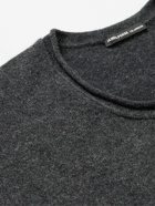 James Perse - Recycled-Cashmere Henley T-Shirt - Gray