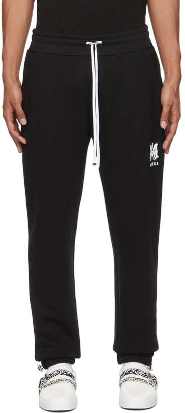 Photo: AMIRI Black Core Logo Lounge Pants