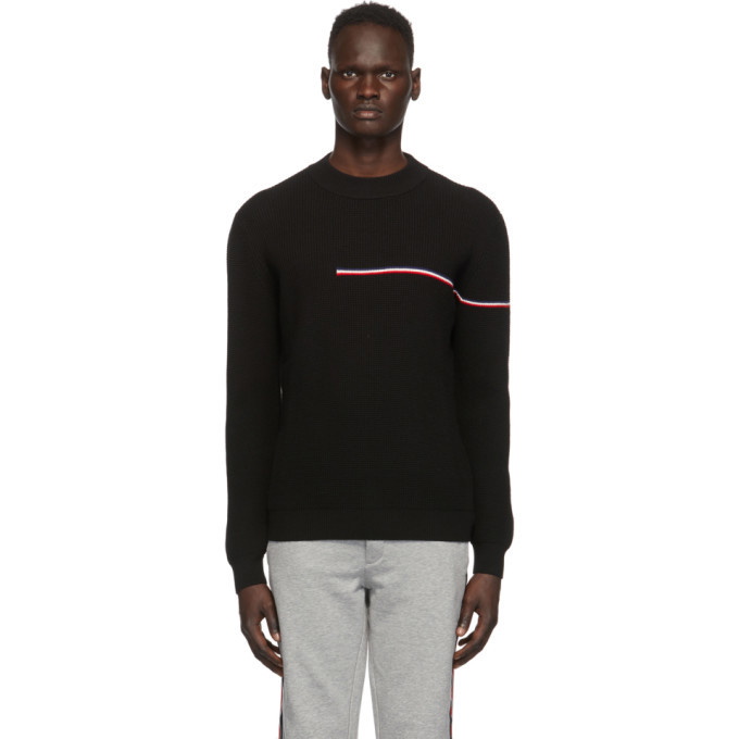 Photo: Moncler Black Waffle Sweater