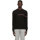 Moncler Black Waffle Sweater