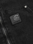 Carhartt WIP - OG Active Rivet Logo-Appliquéd Organic Denim Hooded Jacket - Black