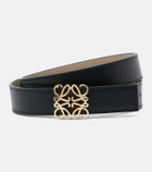 Loewe Anagram Bombé reversible leather belt