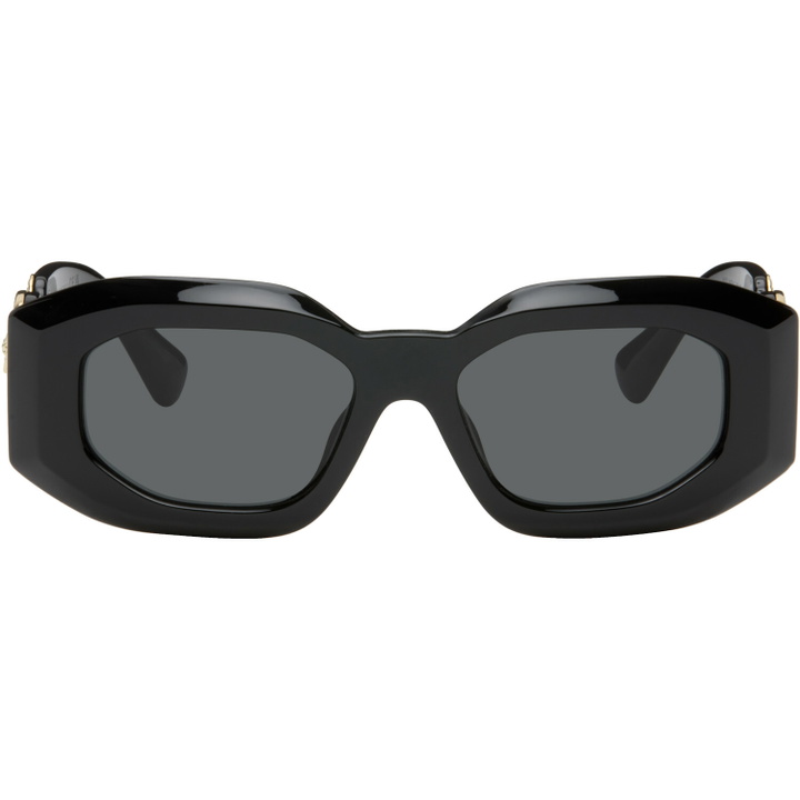 Photo: Versace Black Maxi Medusa Biggie Sunglasses
