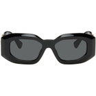Versace Black Maxi Medusa Biggie Sunglasses