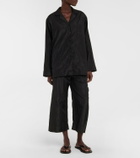 The Row Morpheus silk taffeta shirt