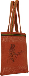 Bode Orange Netting Tote
