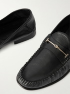 TOM FORD - Ripley Embellished Leather Loafers - Black
