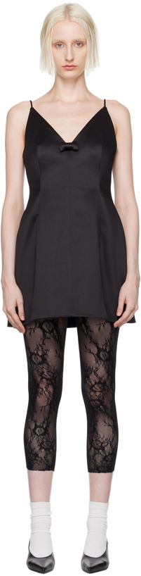 Photo: Marc Jacobs Black 'The Satin Bow' Minidress