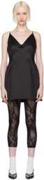 Marc Jacobs Black 'The Satin Bow' Minidress