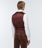 Gucci - Polka-dot velvet vest