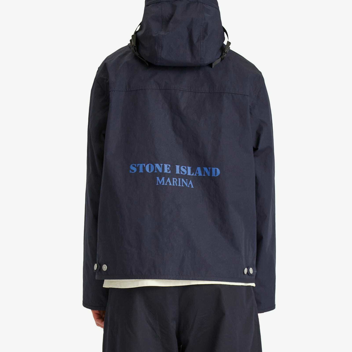 ★送料関税込★Stone  Aluminum Tela Marina Short Parka Stone Island Aluminum Tela Marina Short Parka - Navy Blue – Kith
