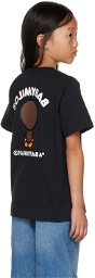 BAPE Kids Black Mirror Baby Milo T-Shirt